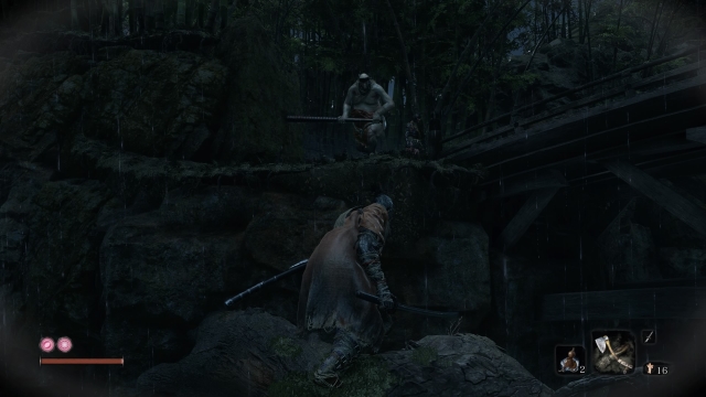 Sekiro Shadows Die Twice Club Man at Cliff