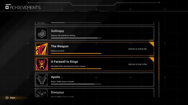 YarsRecharged achievements