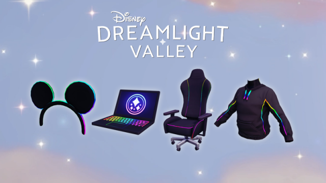 Disney Dreamlight Valley Twitch Drops streamer RGB clothes cute