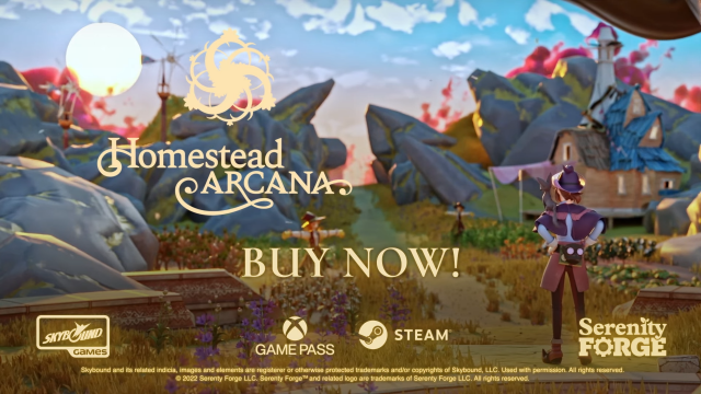 Homestead Arcana Out Now Game Pass Steam Platforms Skybound Games Serenity Forge Launch Trailer2