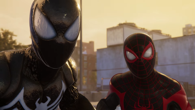 PlayStation Showcase Marvels Spider Man 2 Miles Morales and Black Suit Peter Parker Venom Symbiote