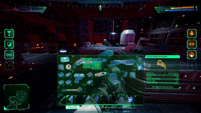 System Shock 2 sparqbeam charge levels