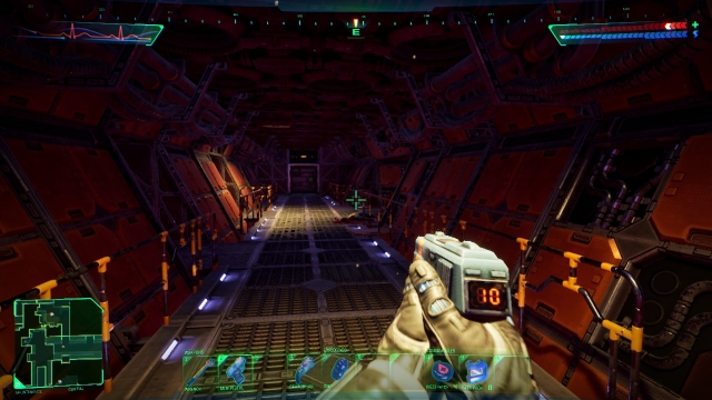 System Shock 9 have fun corridor