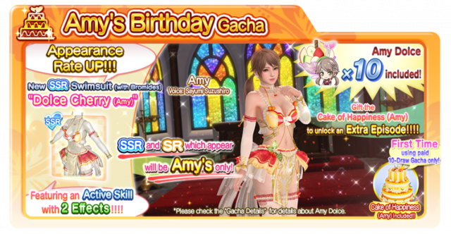 Amys Birthday Gacha doaxvv