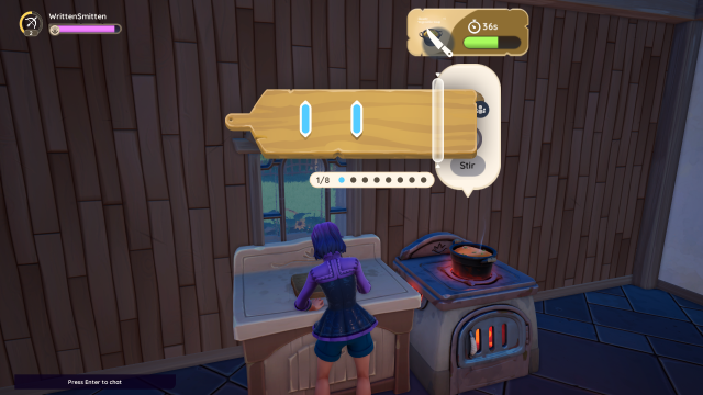 Palia Cooking mini game