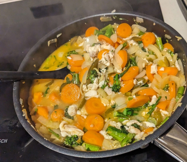 Spicy Cauldron Stew complete in pan no heavy cream
