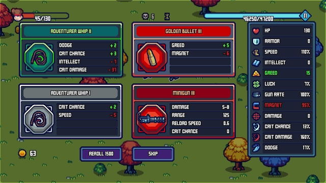 HeroSurvival levelup