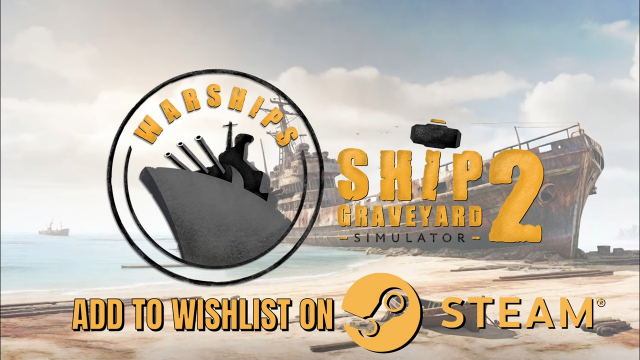 Ship Graveyard Simulator 2 Warships DLC Gameplay Trailer Image