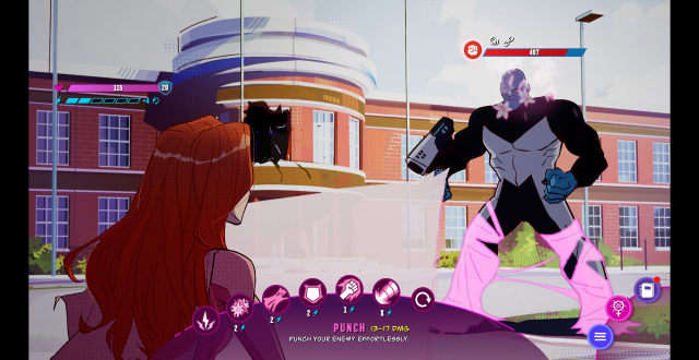 An example of combat in Invincible Presents: Atom Eve