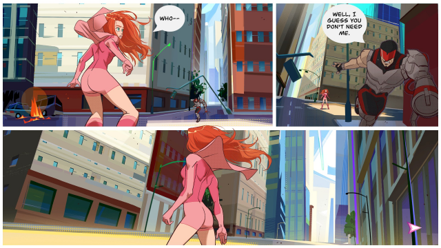 An example of the graphic novel format from Invincible Presents: Atom Eve