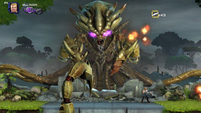 Contra Operation Galuga firstboss1