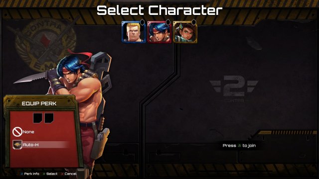 Contra Operation Galuga latercharacters