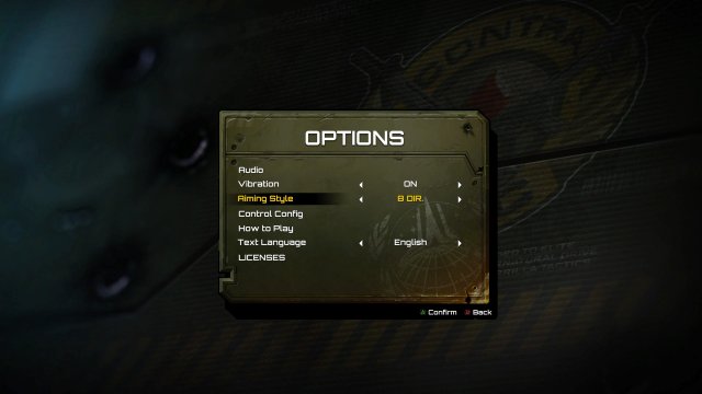 Contra Operation Galuga options