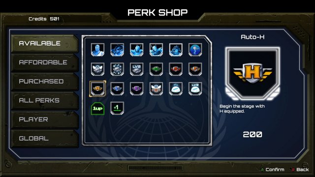 Contra Operation Galuga perkshop