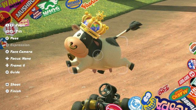 MarioKartWorld cow