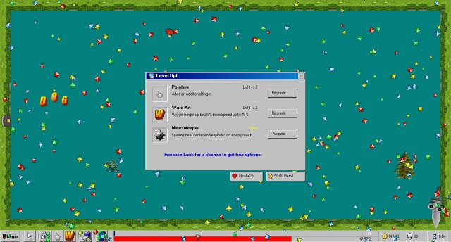 DesktopSurvivors98 levelup