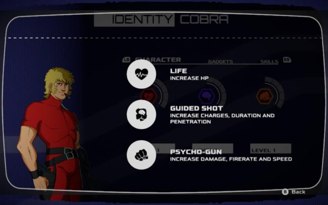 SpaceAdventureCobra cobrastats