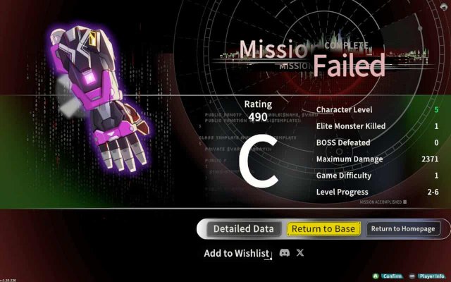 starfire missionfail