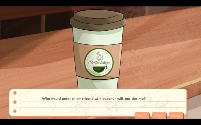 americano with coconut milk