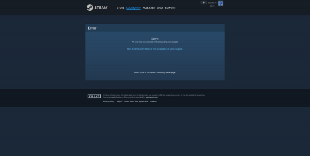 Steam Community Error 2025 09 29