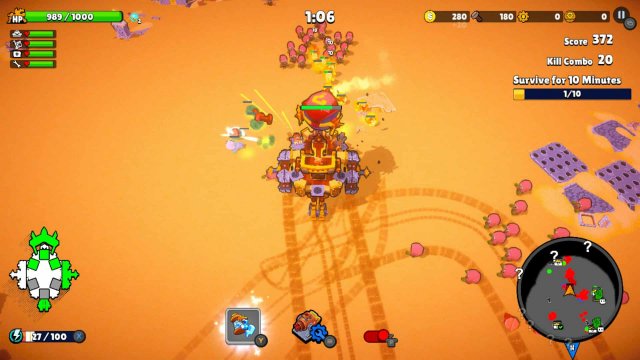 ZombieRollerz attack