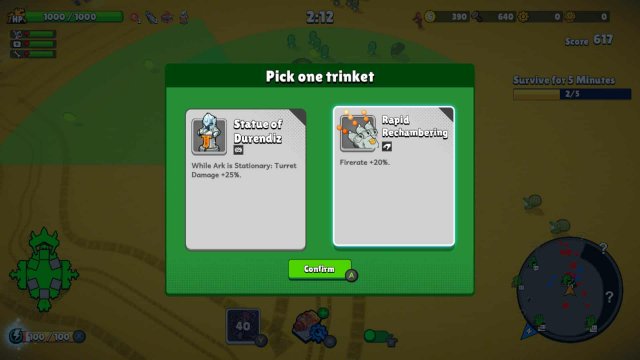 ZombieRollerz selecttrinket