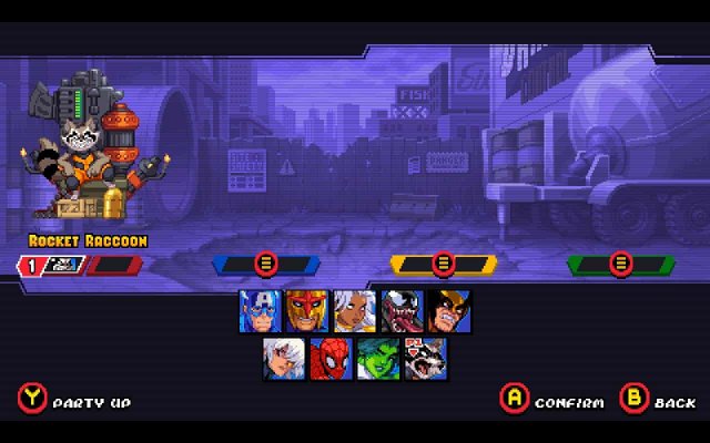 MarvelInvasion characterselectrocket