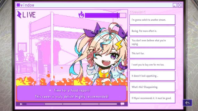 One of the mini games