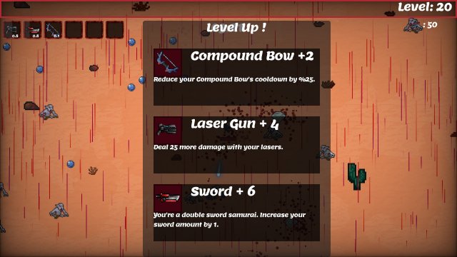 VaultSurvivors levelup