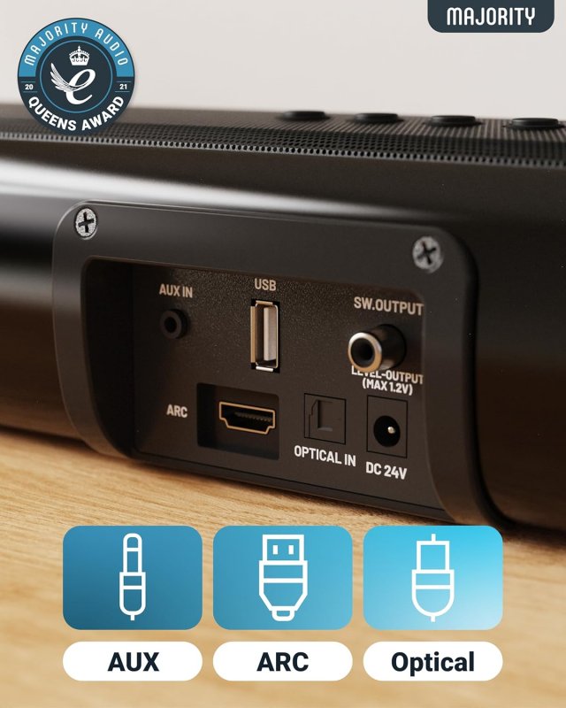 MAJORITY Naga 80 Bluetooth Soundbar 3