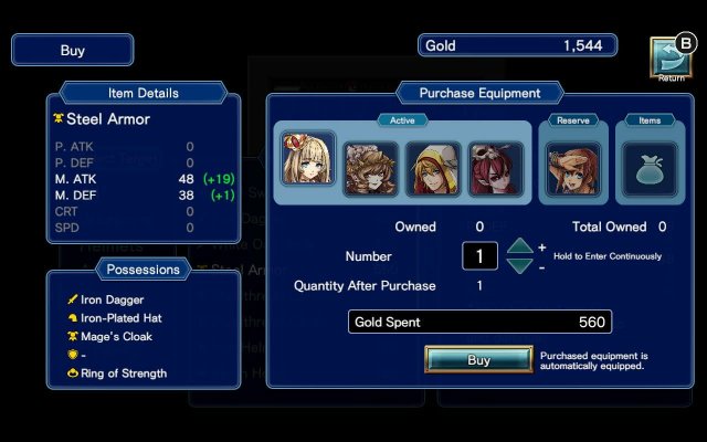 HeroSeekers buyequipment
