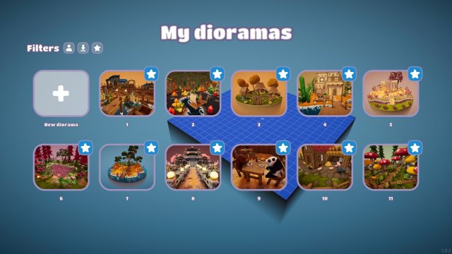 Pre prepped dioramas