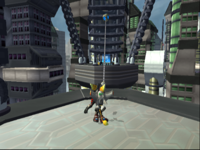 16389191 ratchet clank going commando playstation 2 the swingshot ratchet