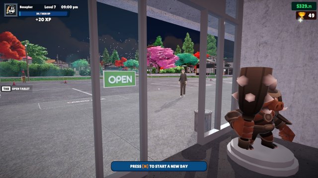 Entering the Store at 9