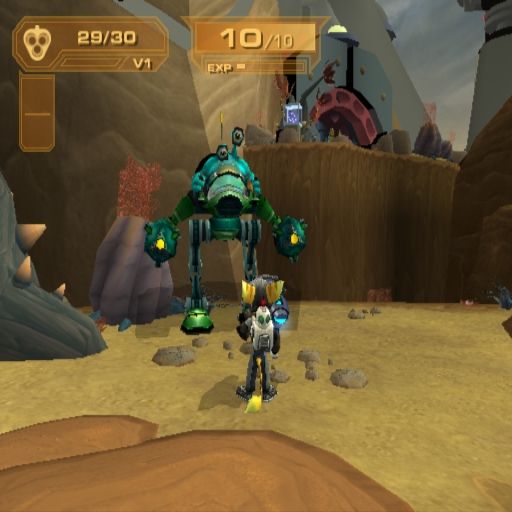 4939962 ratchet clank up your arsenal playstation 2 first enemynot reall