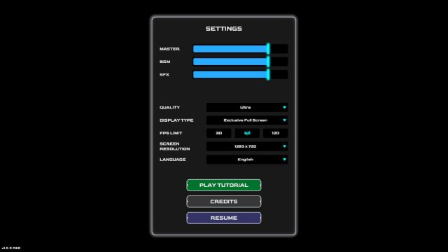 MiniTankMayhem settings