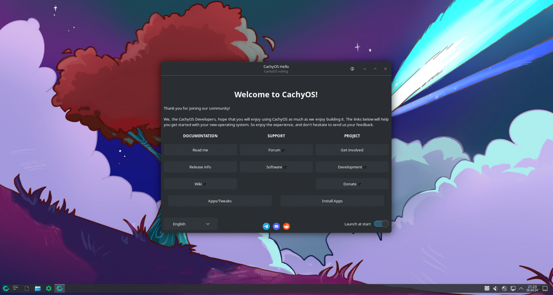 cachyOSHello