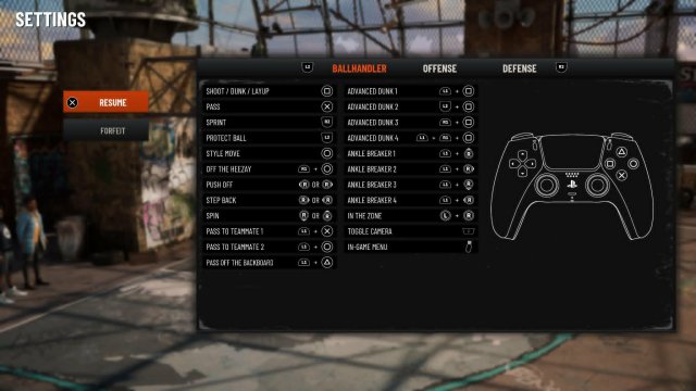 NBATHERUN controls