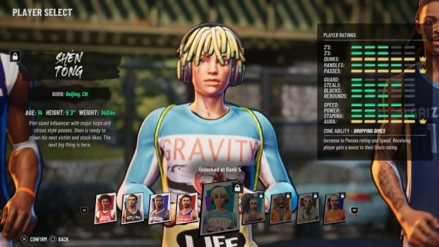 NBATHERUN uniquecharacter