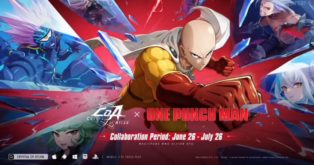 Summer Game Fest 2025: Crystal of Atlan x One Punch Man | GameGrin