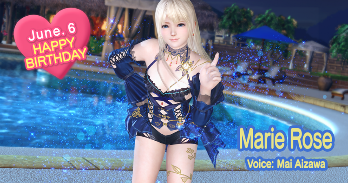 Dead or Alive Xtreme Venus Vacation Celebrates Marie Rose's