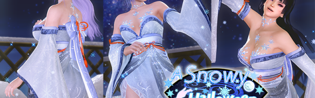 There's Snow At Halloween in Dead or Alive Xtreme Venus Vacation