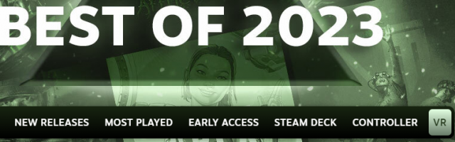Steam's Best of 2023 — Best of VR