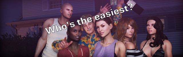 Which Characters are the "Easiest" in House Party?