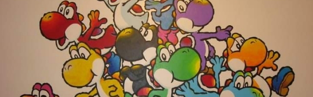 Recreation of the Yoshi Mural