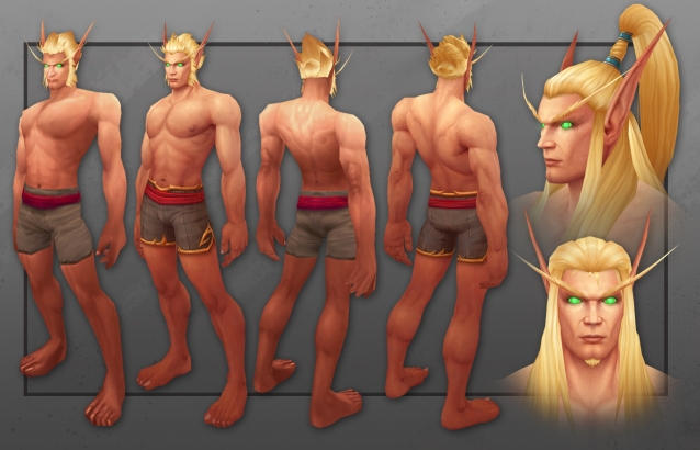 Artcraft Sneak Of New Blood Elf Character Models Gamegrin