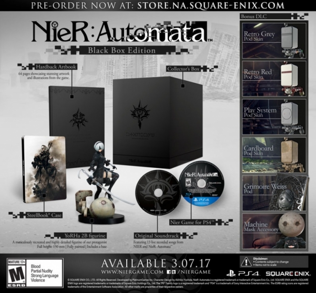 NieR Automata reveals special preorder editions GameGrin