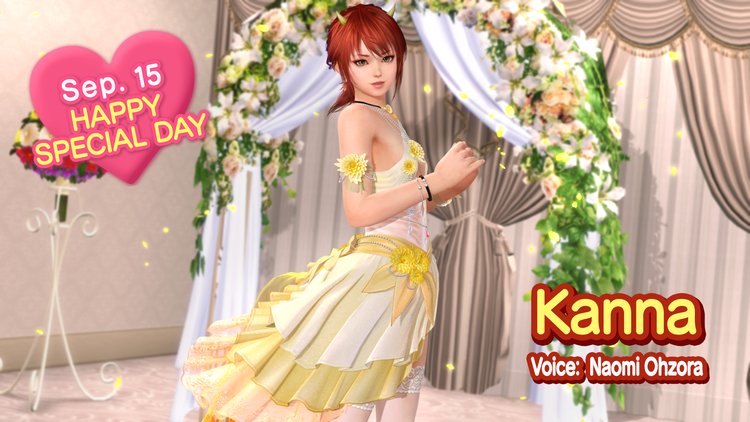 Dead or Alive Xtreme Venus Vacation Celebrates Kanna's Special Day