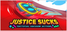 JUSTICE SUCKS: Tactical Vacuum Action Box Art