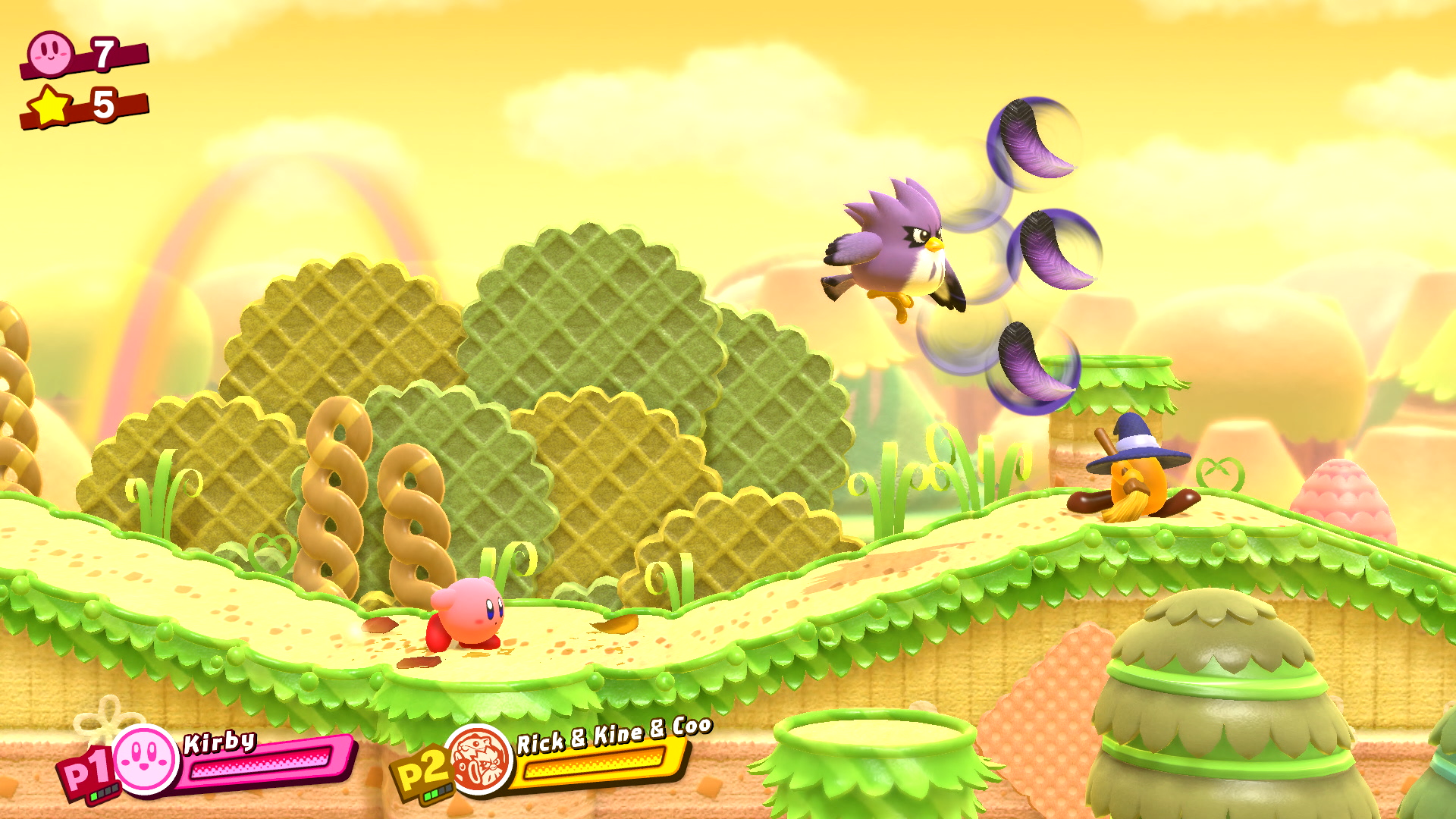 Kirby Star Allies Screenshots.